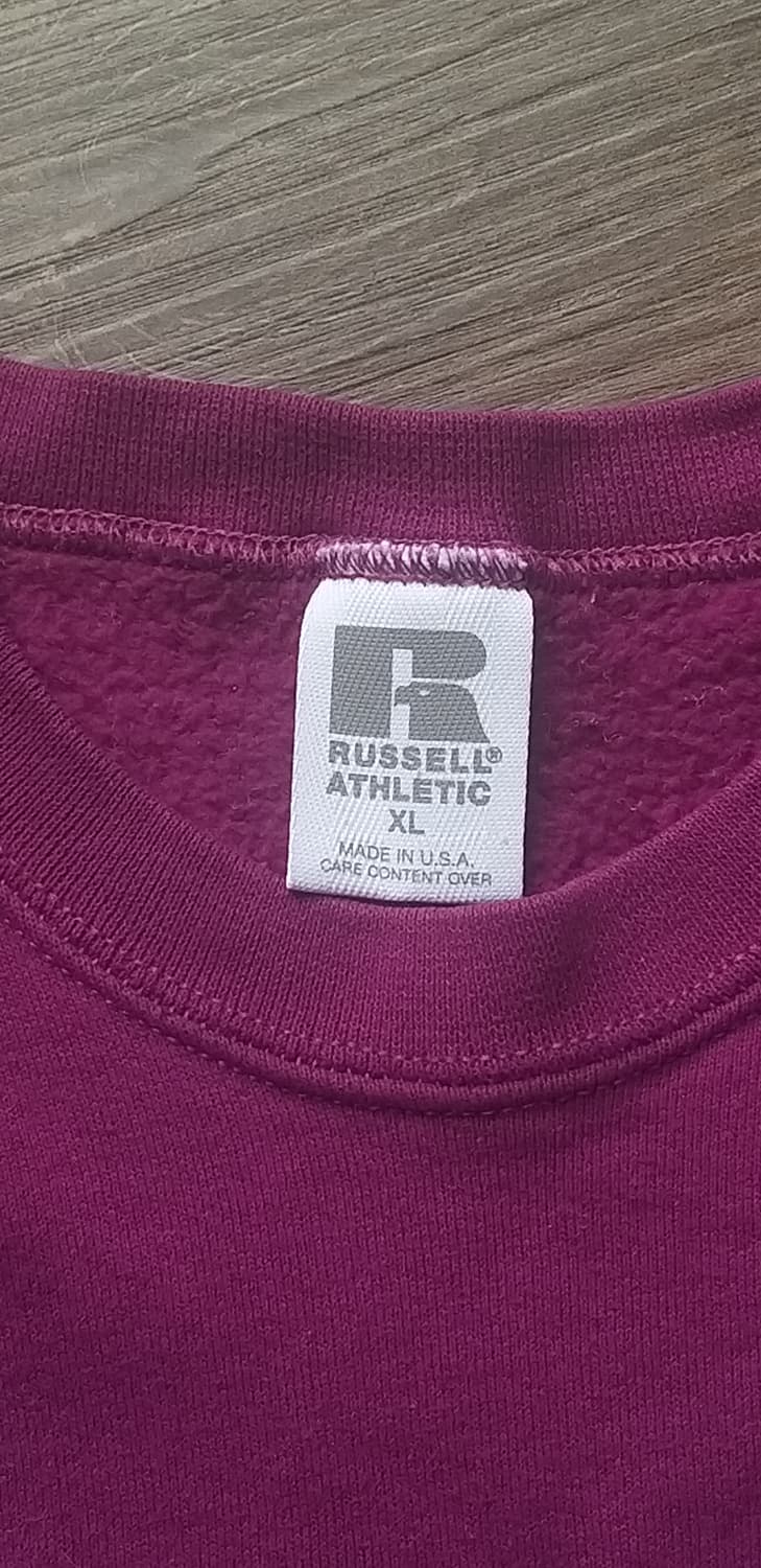 90s USA제 러셀 애슬레틱 퍼플 맨투맨 상품이미지2