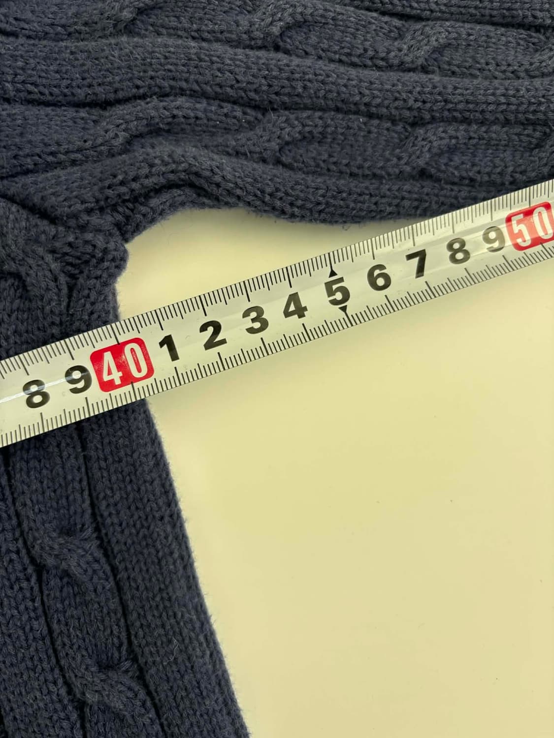 폴로 랄프로렌 네이비 걸즈 케이블 니트 집업(목택분실) 상품이미지6