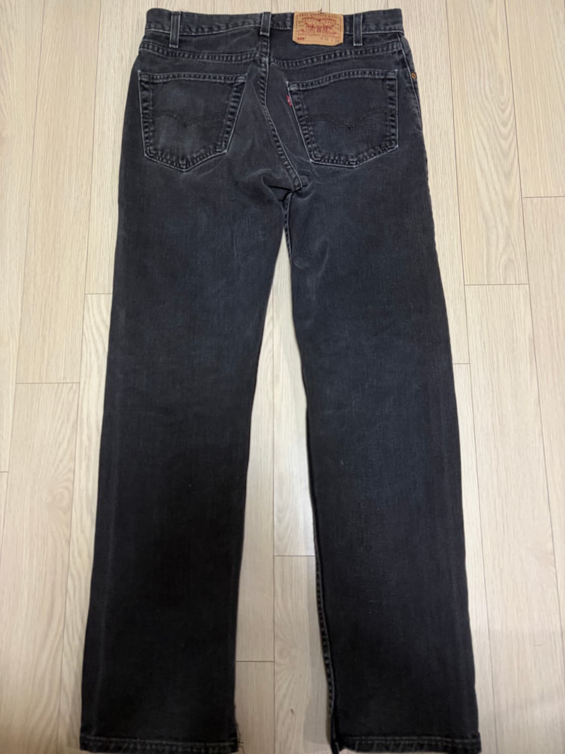 90s 빈티지 리바이스 505 레드탭 흑청 표기 32X34 상품이미지2