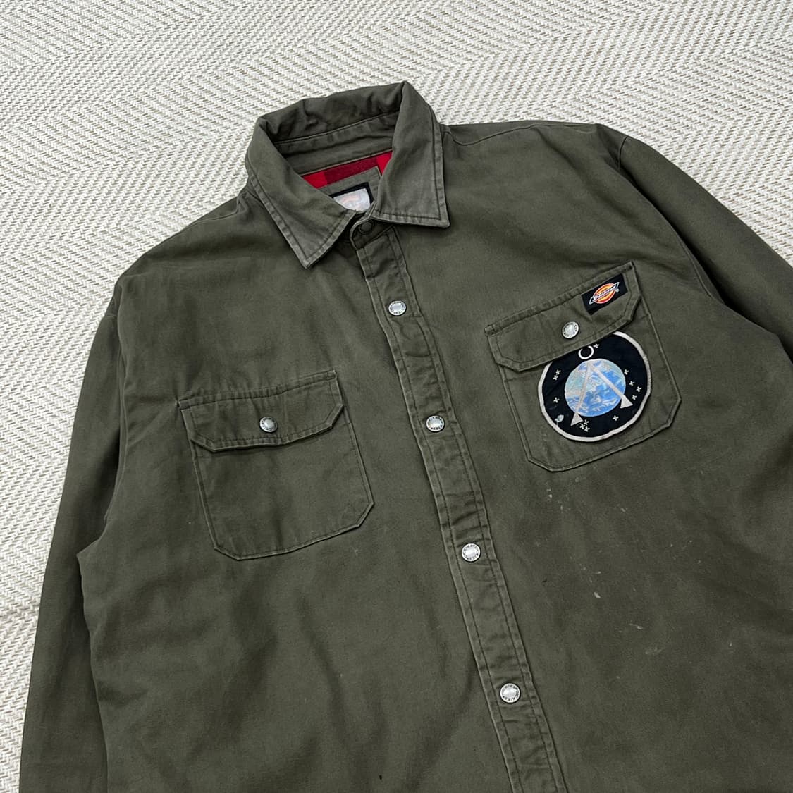 디키즈 카키 패치 자켓 r2690 상품이미지3