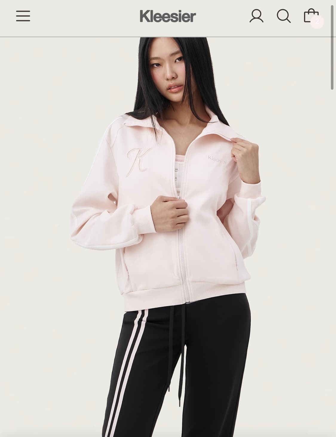 클리시어 글로우 루틴 트랙 자켓 져지  상품이미지1