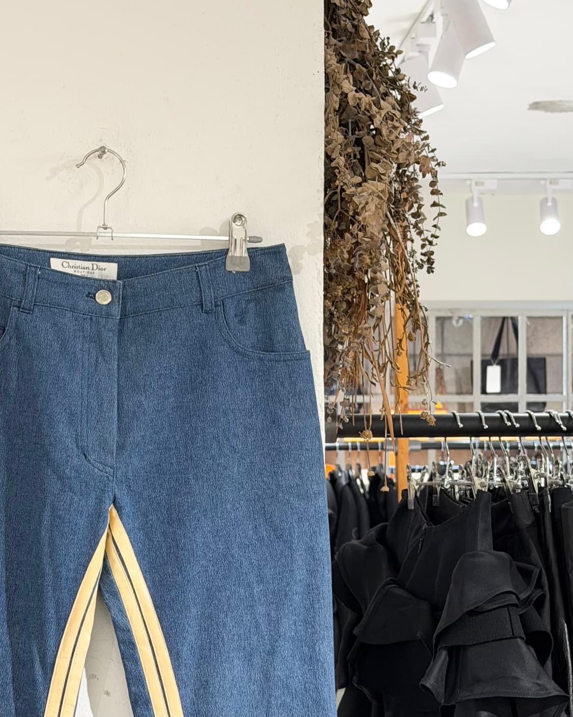 크리스찬 디올 부티크 블루 2002 존 갈리아노 부츠컷 데님 팬츠 상품이미지4