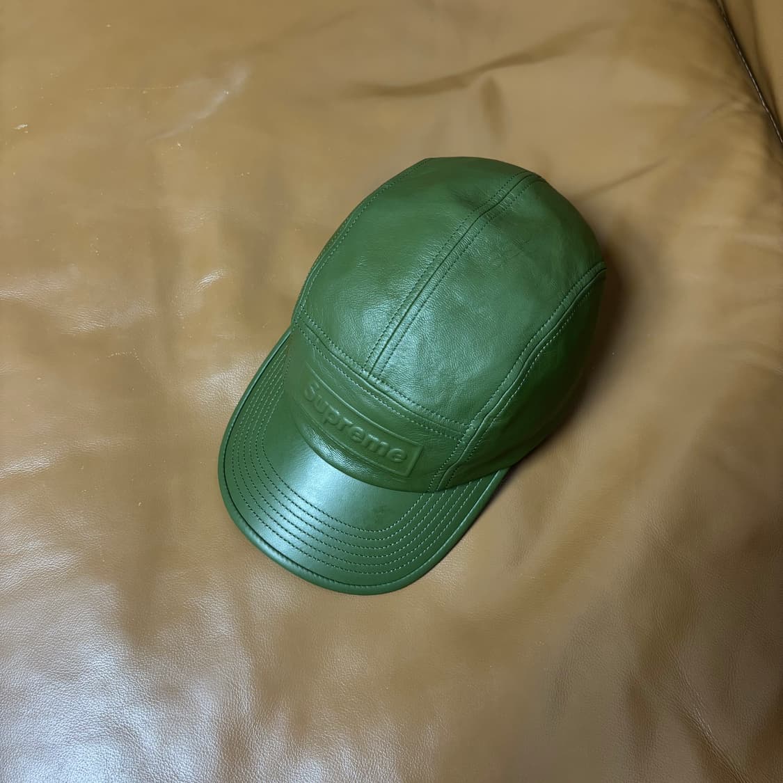 Supreme 슈프림 고어텍스 레더 카키 캠프캡 모자 Goretex 상품이미지5