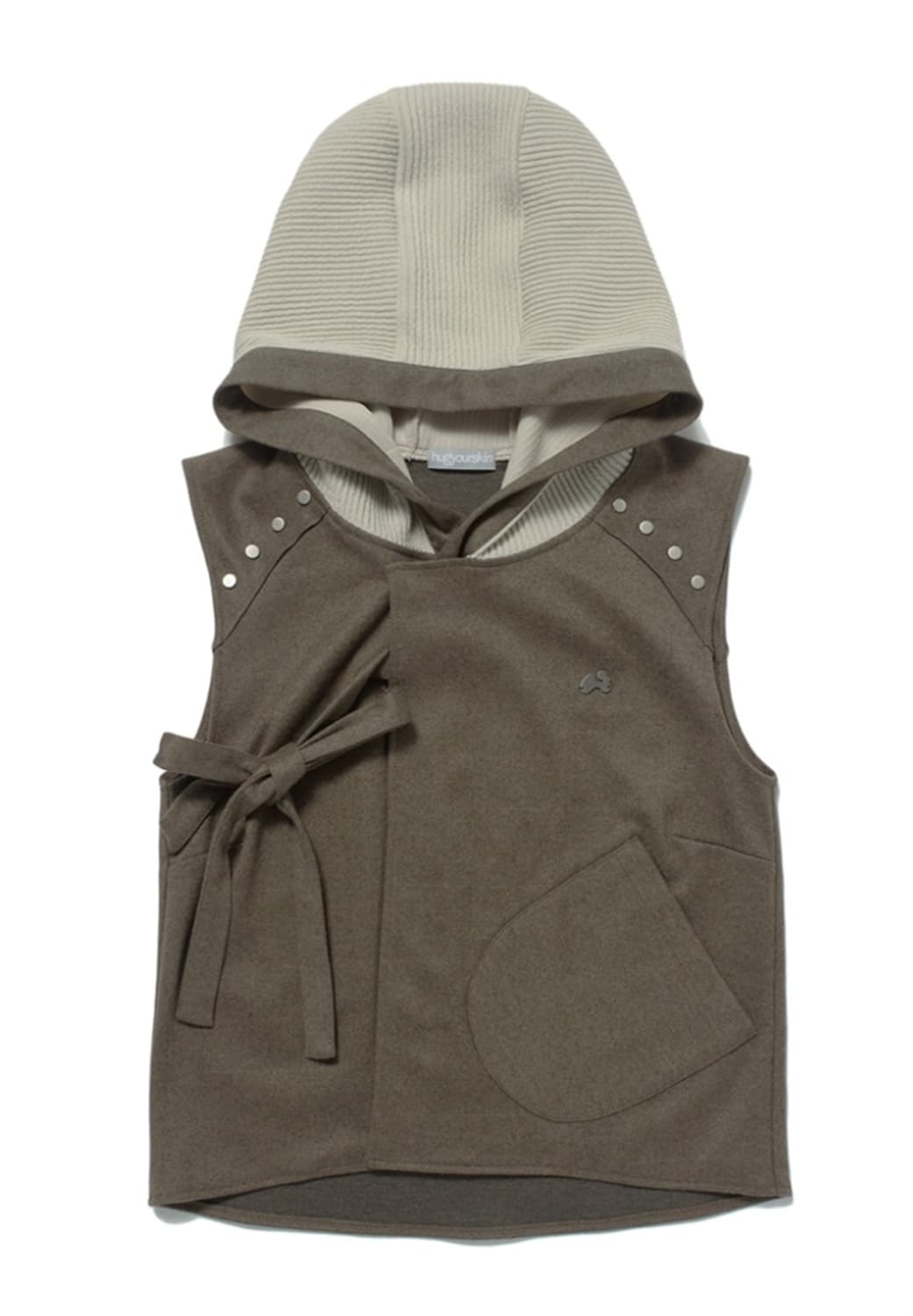 허그유어스킨 Studed Hood vest 구해요 상품이미지1