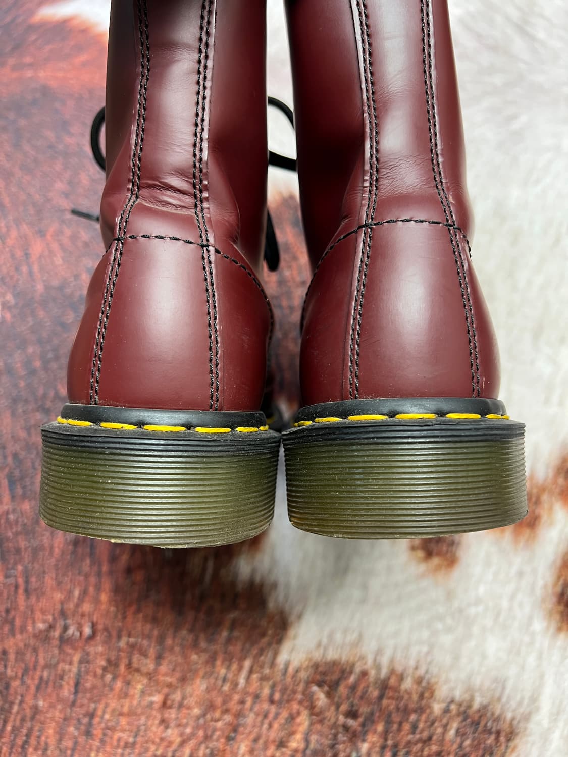 [230] 닥터마틴 1460 체리레드 스무스 레더 UK4 상품이미지4