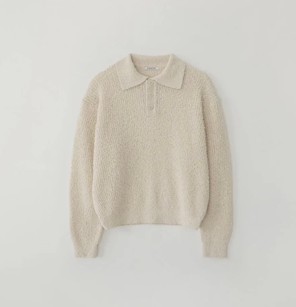 블랭크룸 버클 카라 니트 에크루 상품이미지1