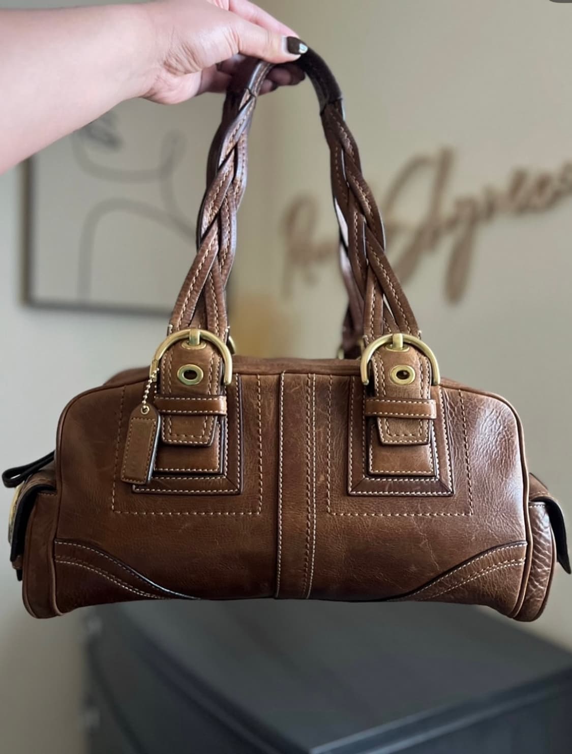 [OS] Vintage Coach SoHo MIA Tobacco Brow 상품이미지1