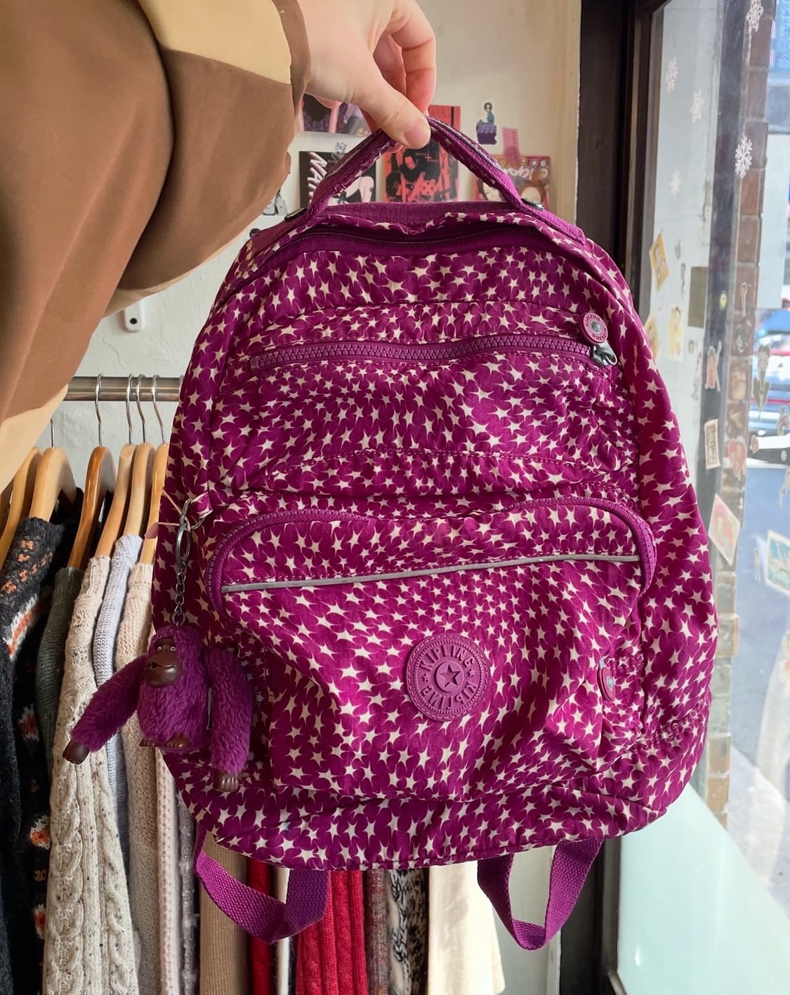 키플링 퍼플 스타 백팩 [무배] 상품이미지1