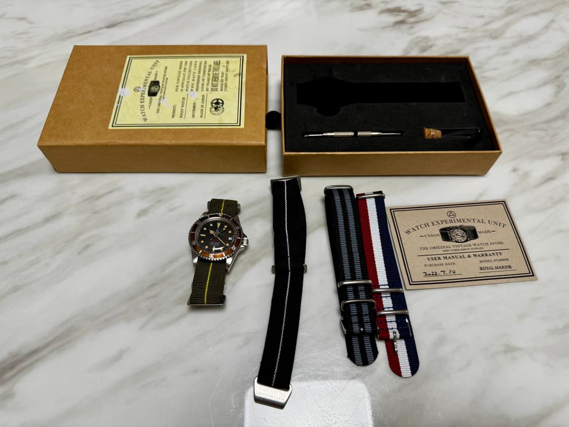 빈티지 감성의 정수, WMT 로얄마린 트로피칼 브라운 상품이미지1