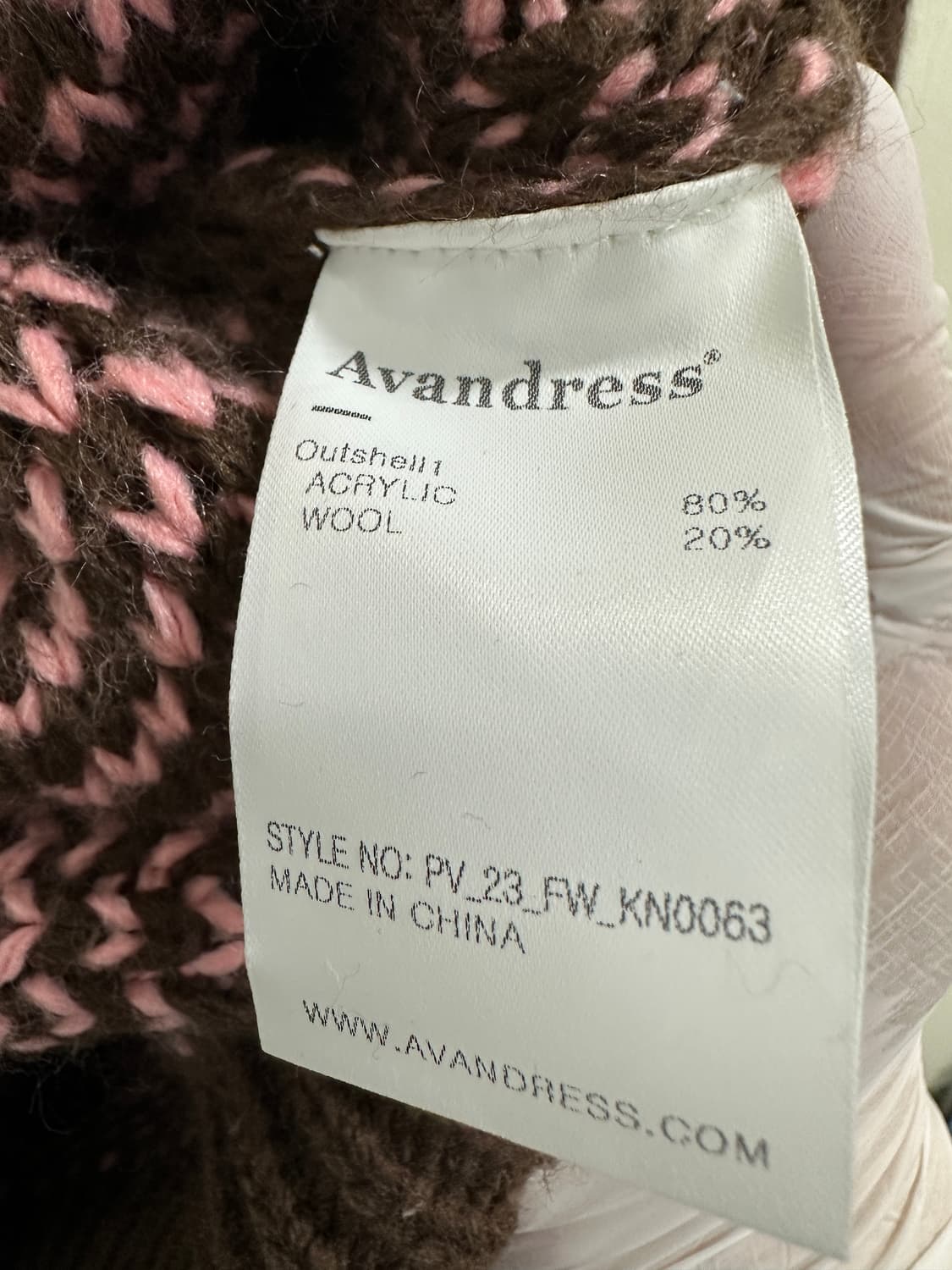 Avandress 노르딕 루돌프 니트 후드 집업 (FREE) 상품이미지9