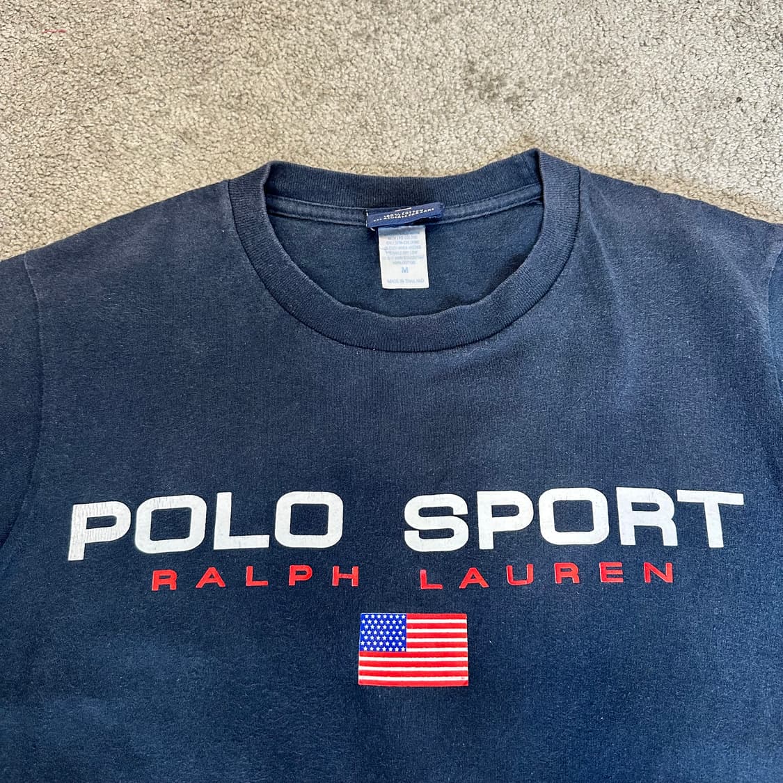 폴로 폴로스포츠 시그니처 성조기 스펠로고 네이비M 상품이미지2