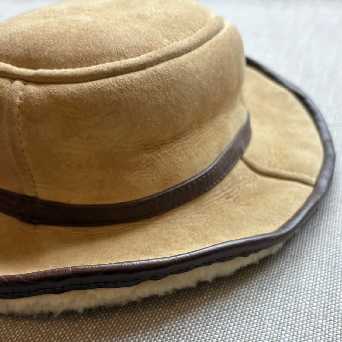 90s 뉴질랜드 Patmark 쉽 스킨 울 파일 버킷 햇 상품이미지5