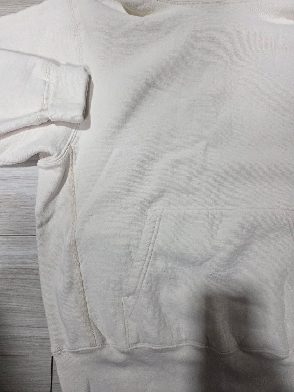 캠버 무지후드티 오트밀 M 상품이미지2