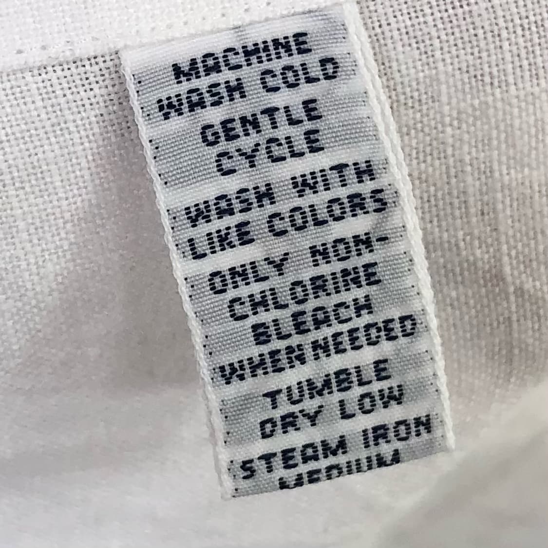 XL 폴로 린넨 화이트 셔츠 상품이미지5