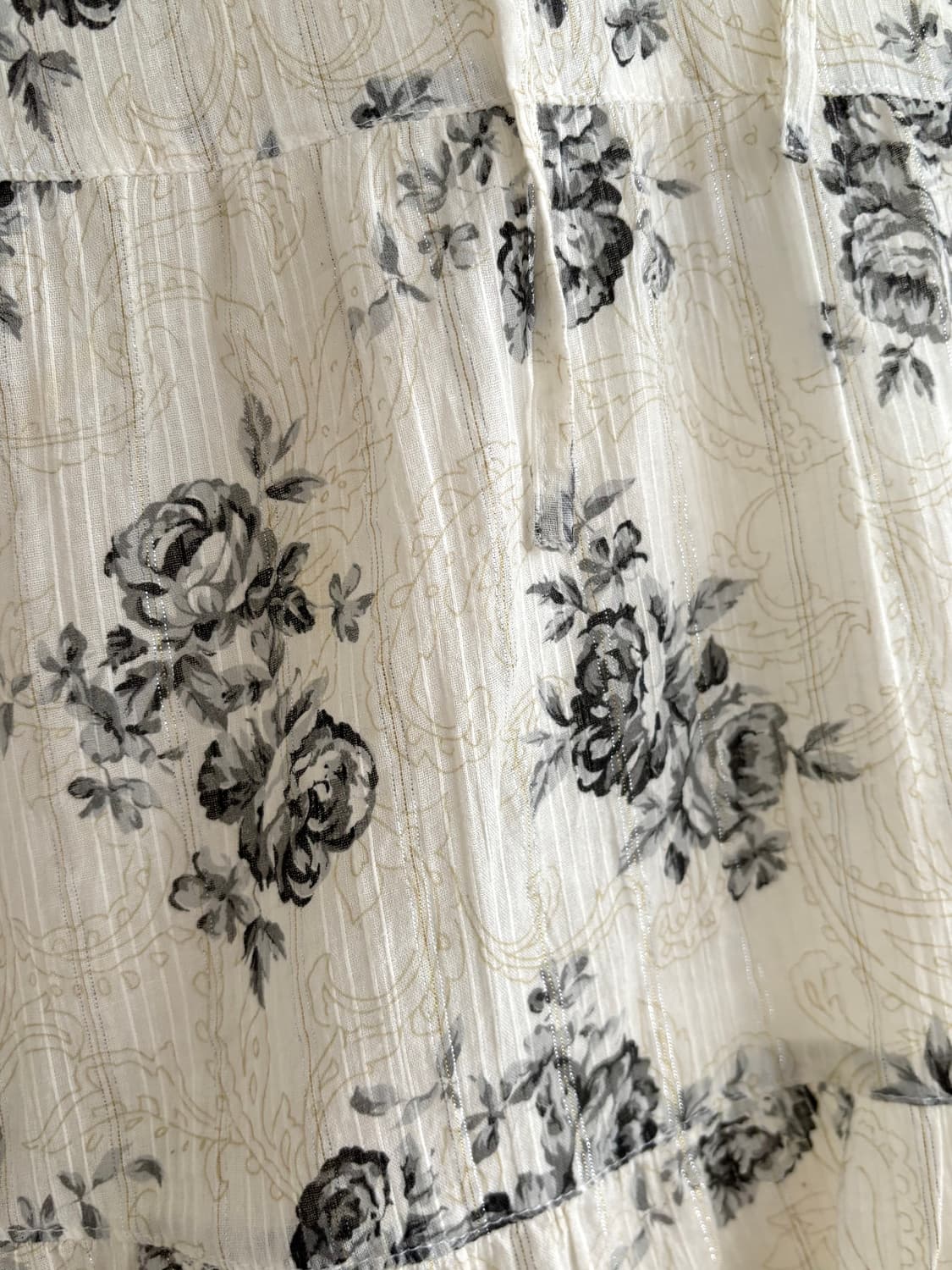 스나계 모리걸 플라워 패턴 빈티지 롱스커트 상품이미지5