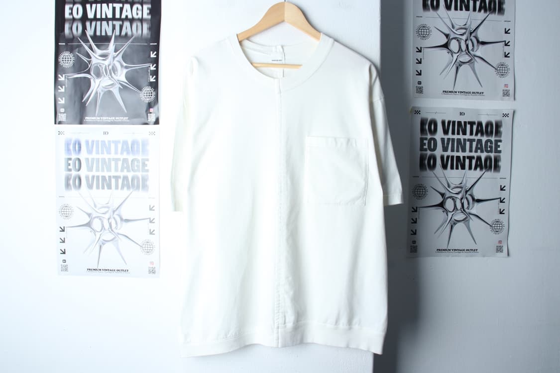 (L-2XL) 사쥬 드 크레 반팔 티셔츠 코튼 화이트 한정판-7B5B 상품이미지2