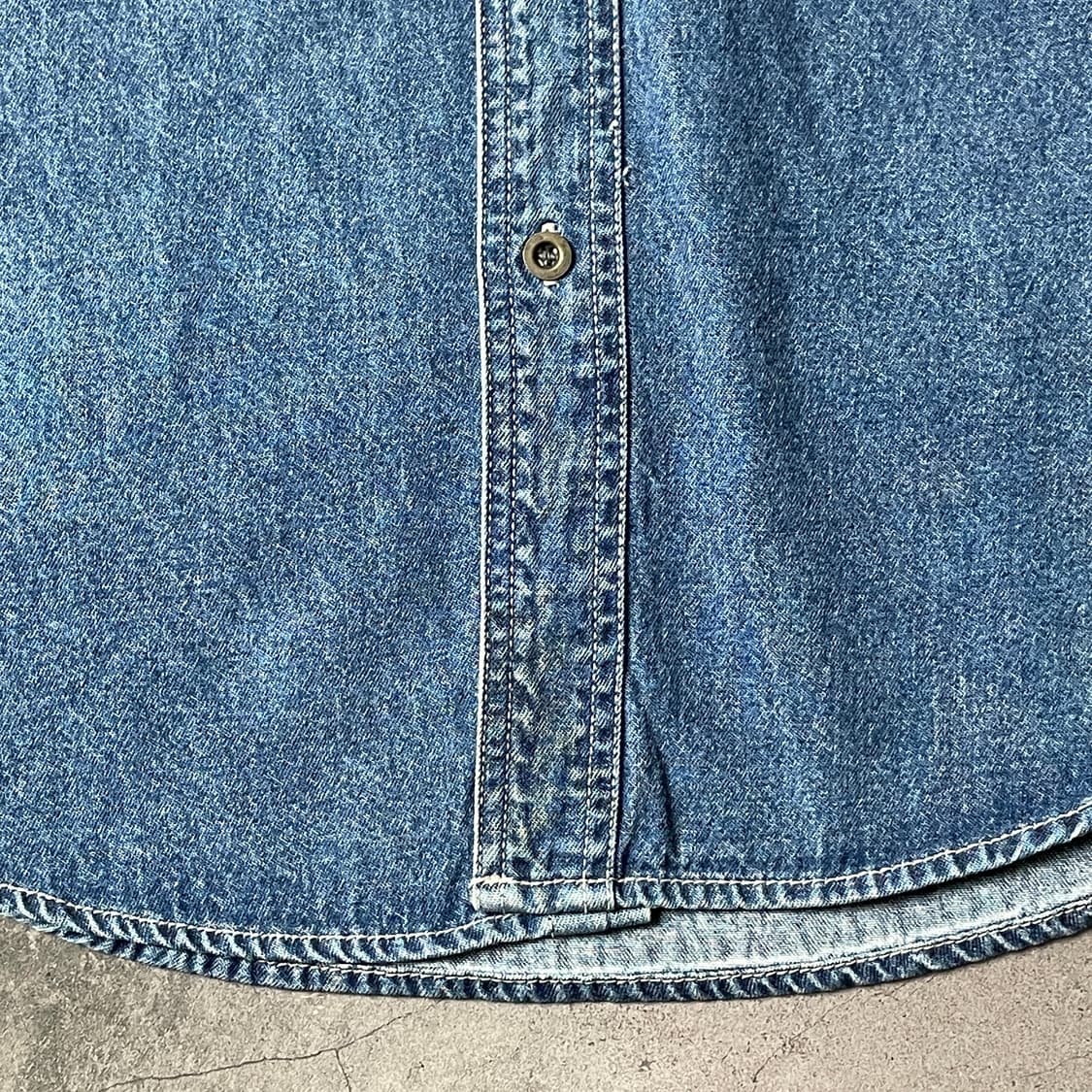 ARIZONA JEAN COMPANY 빈티지 데님 코튼 셔츠 A00488 상품이미지5