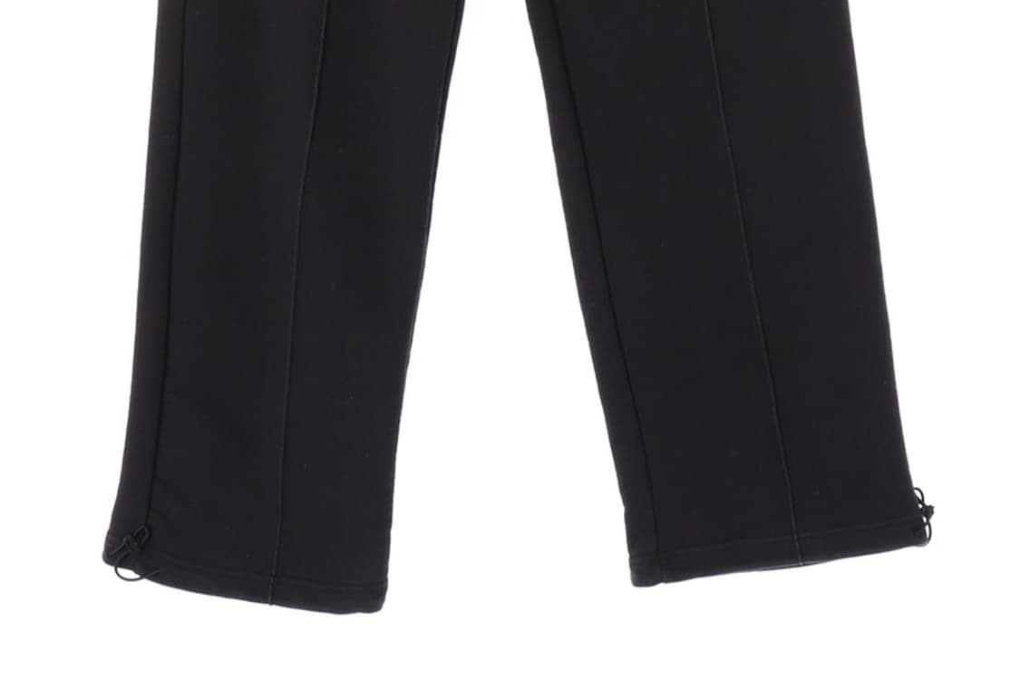 엄브로 핀턱 로고 와이드 스웨트 팬츠 블랙 S 상품이미지5