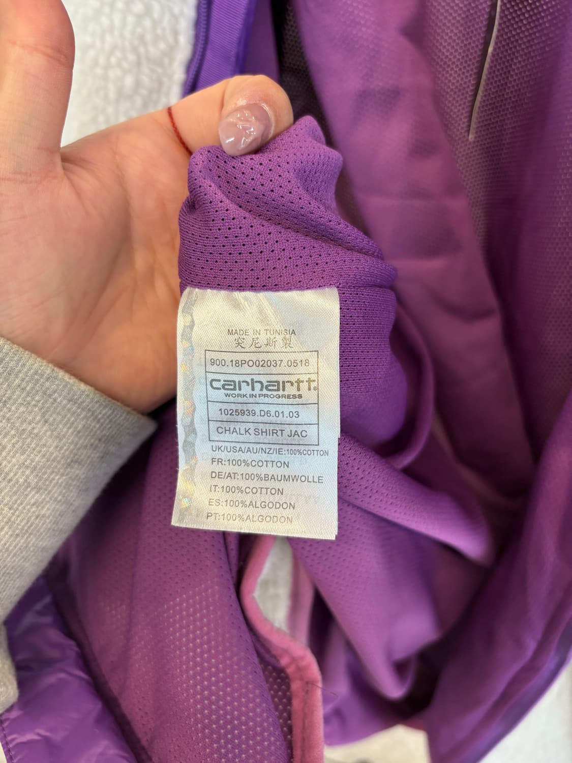 CARHARTT purple fleece 상품이미지9