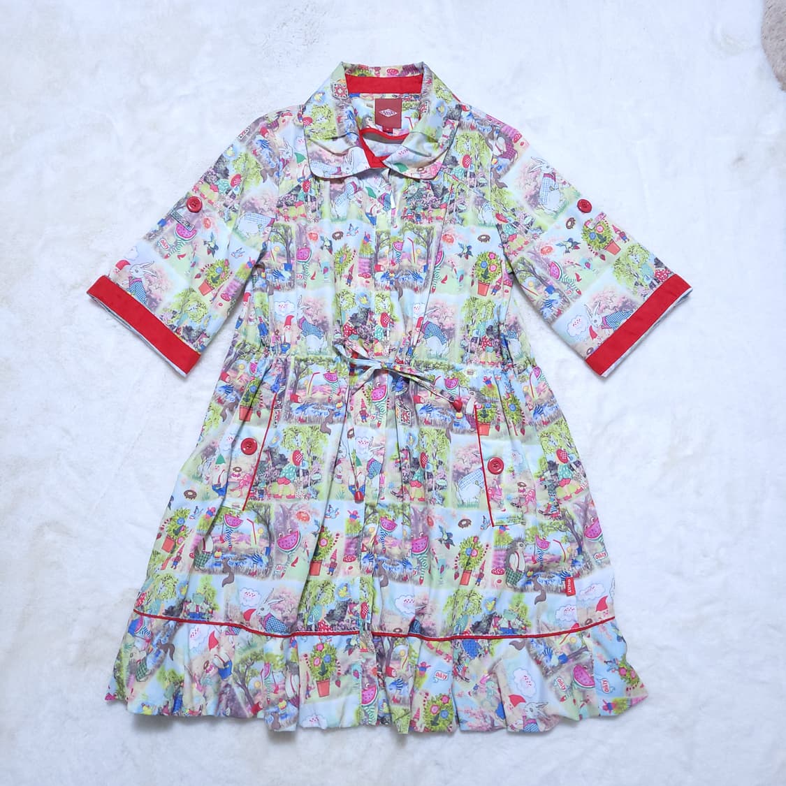 오일릴리 여성 사파리점퍼 M 0404  뽀샤샤 상품이미지1