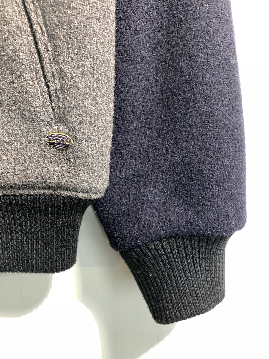 scotch&soda 빈티지 울혼방 바시티 자켓  상품이미지4