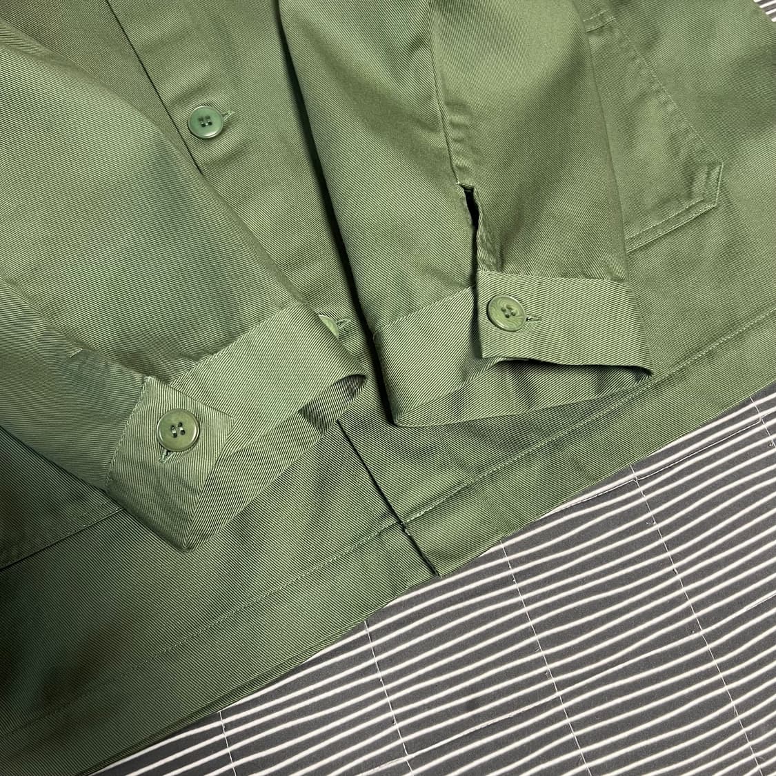 르몽생미셸 코튼트윌 프렌치 워크자켓 카키 XL(50) 상품이미지4