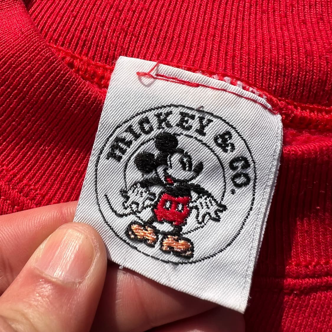 90‘s USA 미키마우스 스웻셔츠 상품이미지7