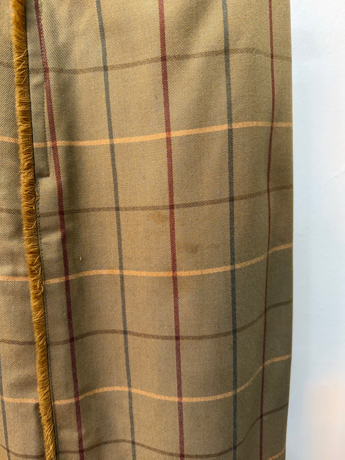 정품) 버버리 체크 패턴 스커트 28 상품이미지5