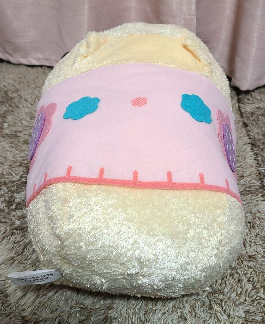 산엑스 카피바라상 화이트상 50cm 대형 인형 상품이미지7