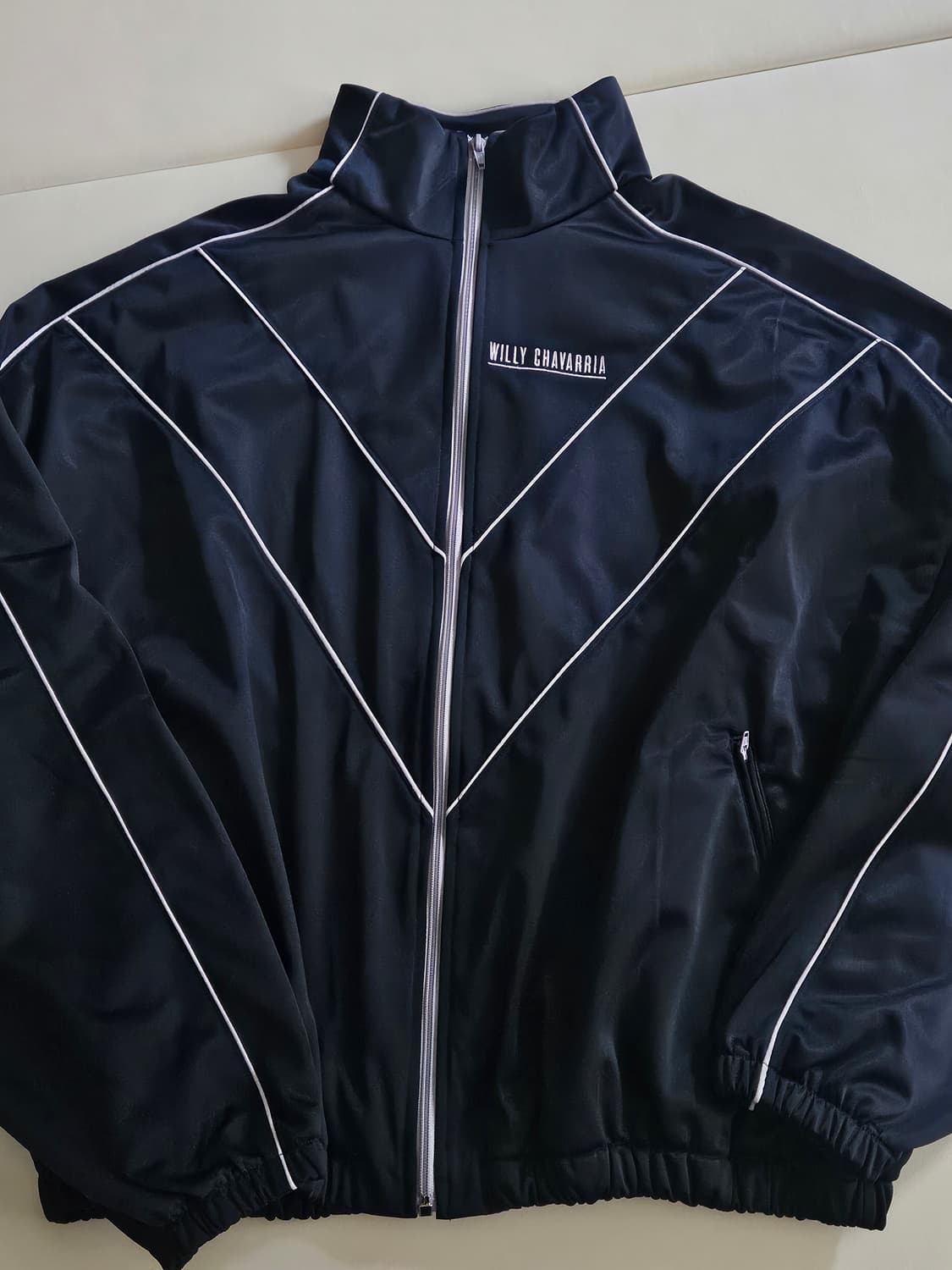 [M] 윌리차바리아 버팔로 트랙자켓 네이비 상품이미지1