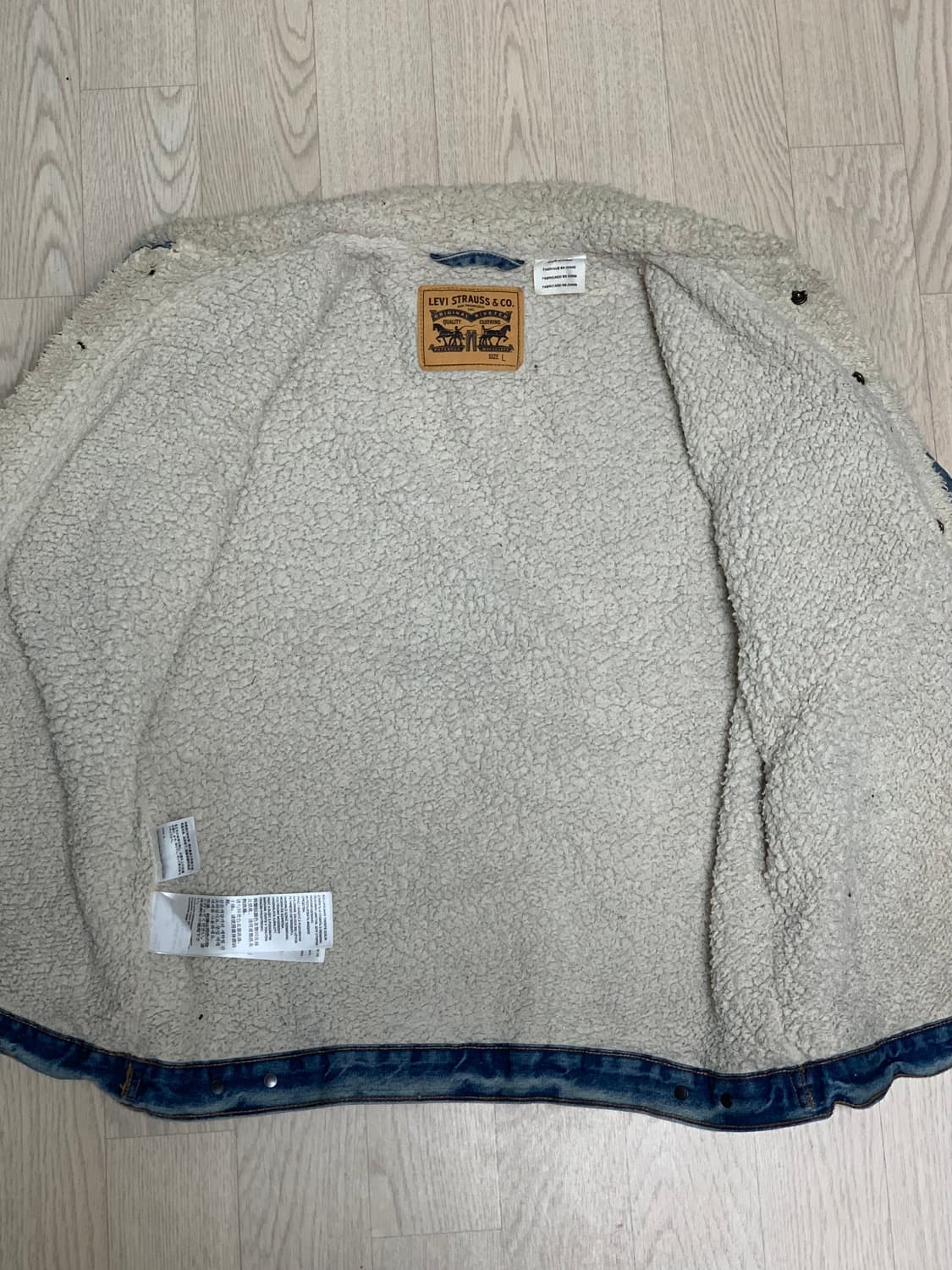 리바이스 데님자켓 L 상품이미지4