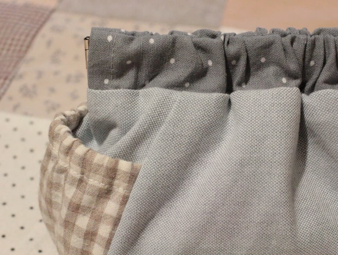 핸드메이드 밴딩포켓 라운드 바네 파우치 상품이미지2