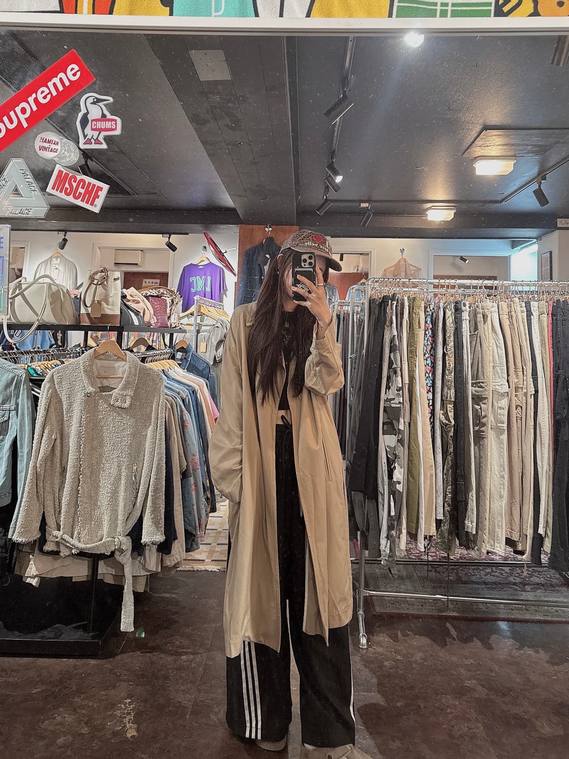 퀸스래빗 로브 카라 트렌치코트 베이지 F 상품이미지7