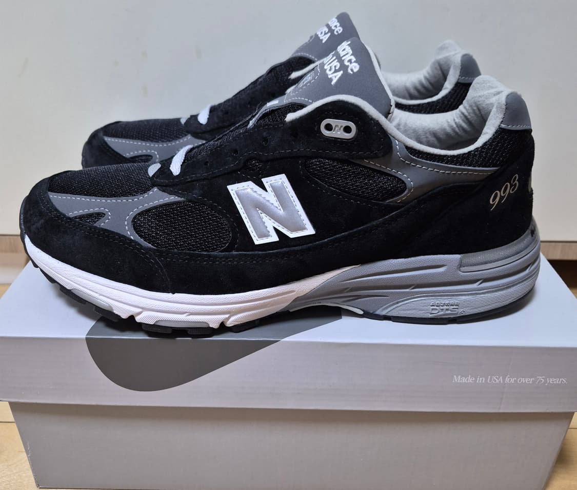 (275)뉴발란스 993 블랙 그레이 상품이미지3