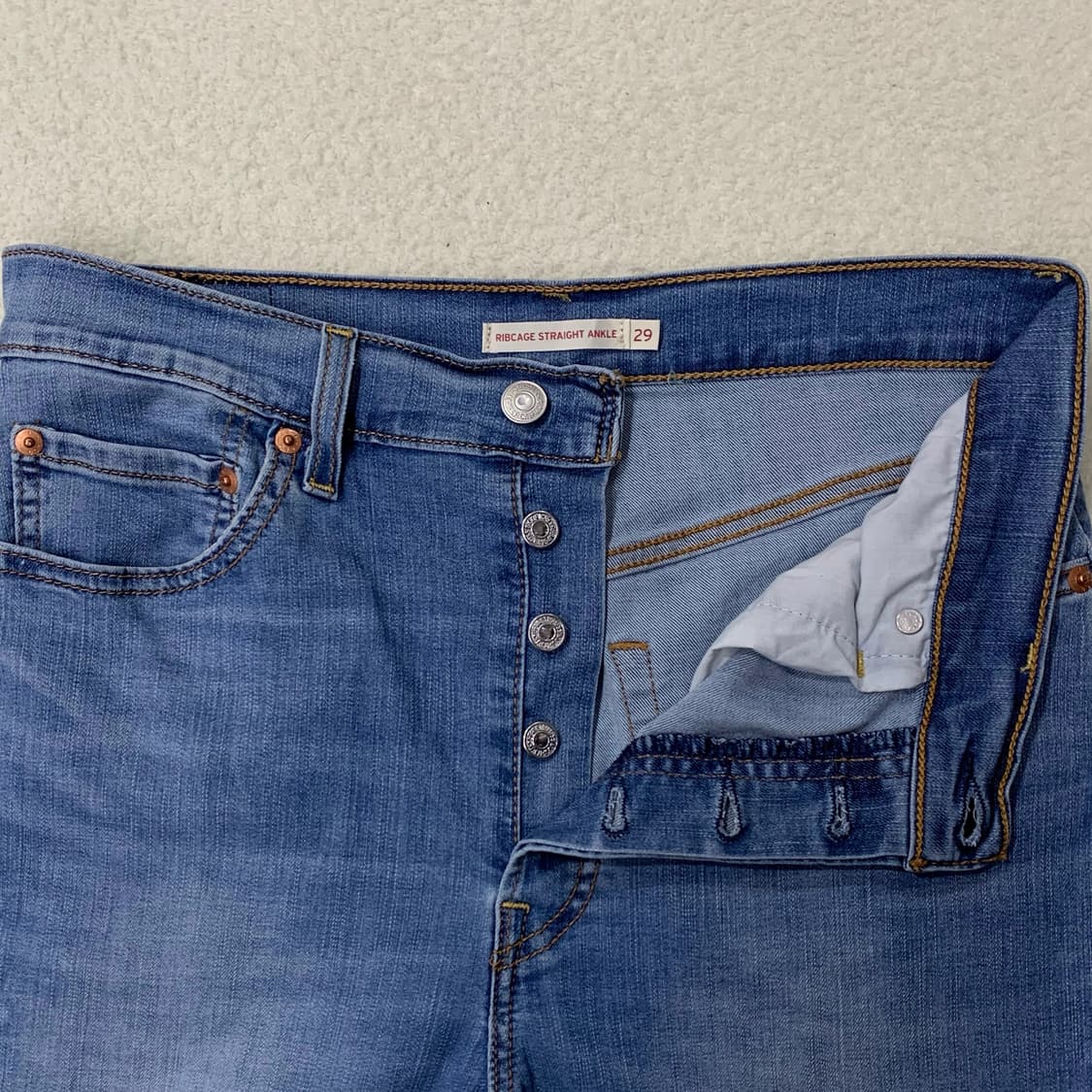 [표기 29, 실측 31] 리바이스 립케이지 스트레이트 앵클 데님팬츠 상품이미지6