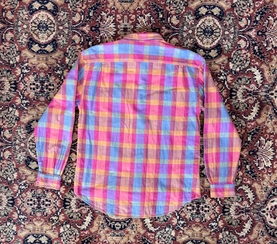 빈티지 oshkosh 체크 플란넬 셔츠 L (608) 상품이미지4