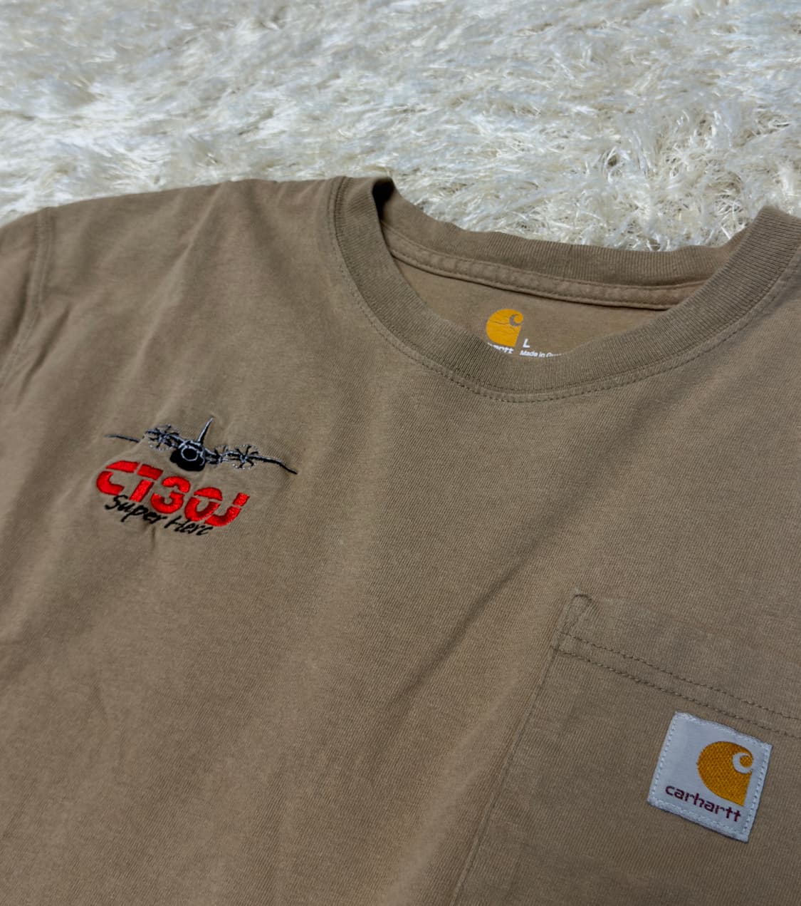 (희귀) 빈티지 칼하트 C-130J 슈퍼 허큘리스 티셔츠 L 상품이미지1