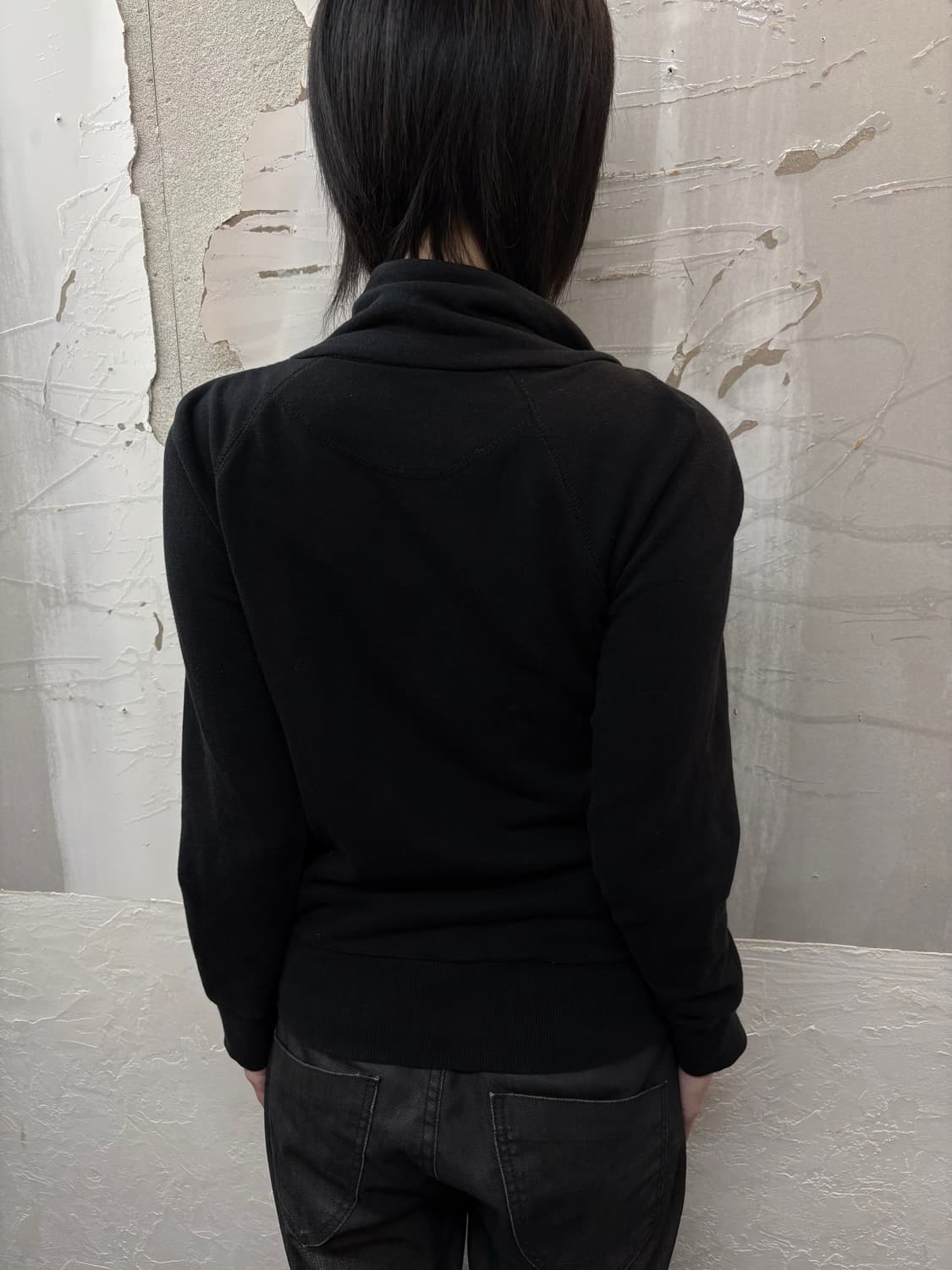 black oblique zip-up 상품이미지9