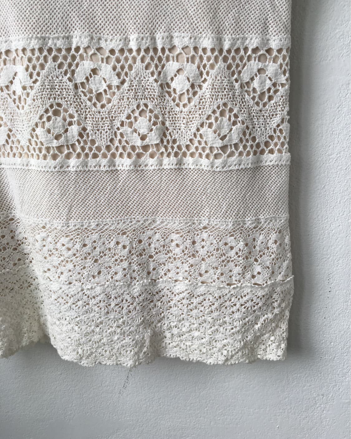 Filet pattern mixed onepiece 상품이미지5