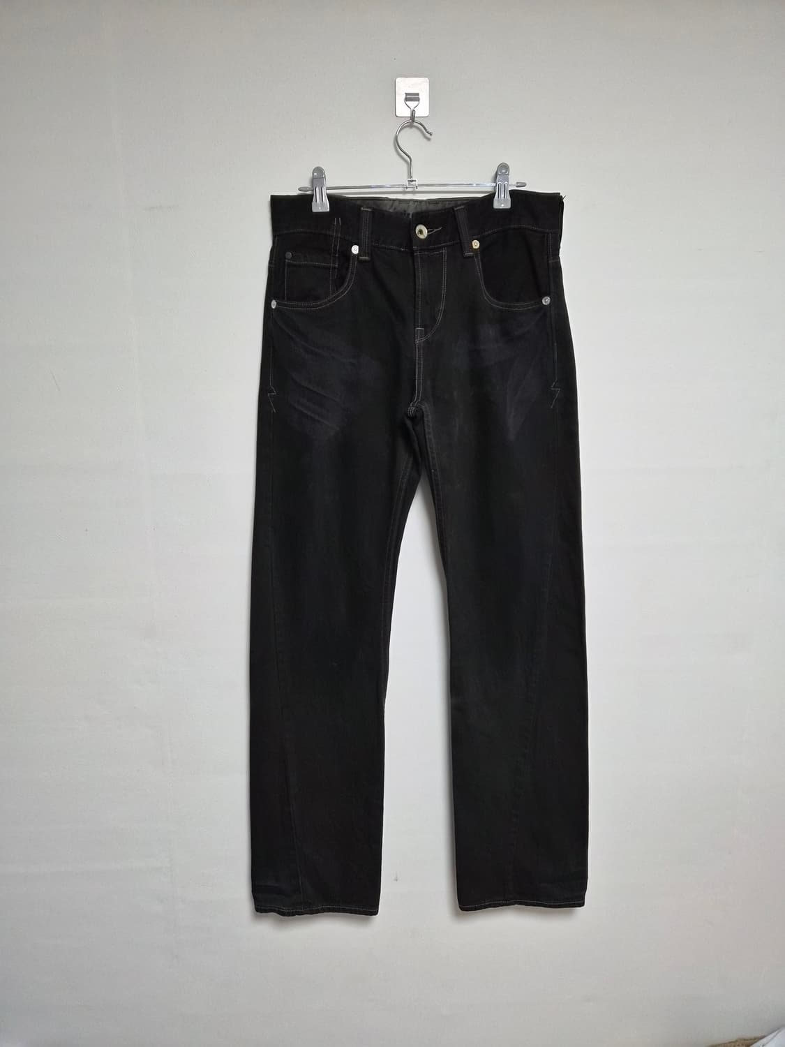 리바이스 스트레이트 블랙 데님 팬츠 30사이즈 P-116 상품이미지1
