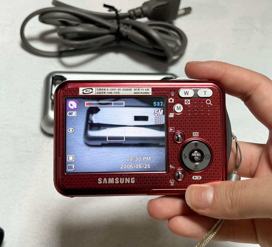 작례O) 삼성 #1 빈티지 디카 레드  상품이미지2