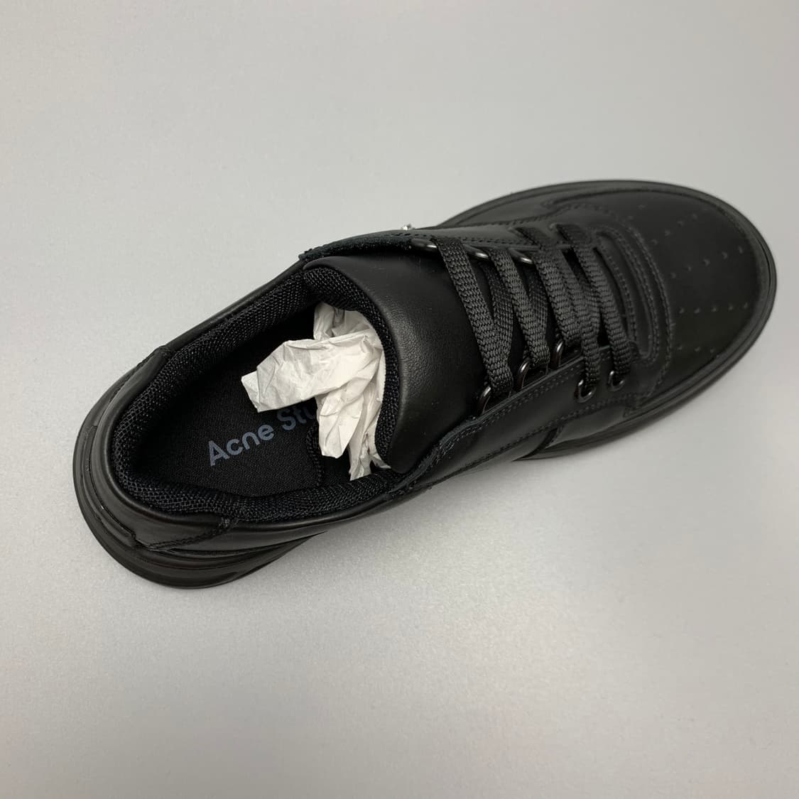 21SS 아크네 스튜디오 페리 로고 스니커즈 블랙 상품이미지6