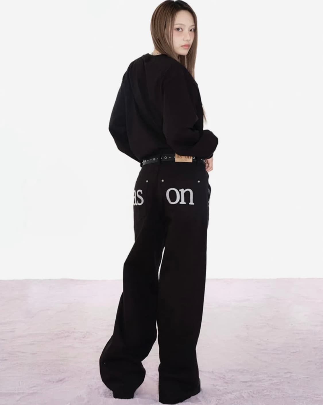 애즈온 스모그 와이드팬츠 S 상품이미지1