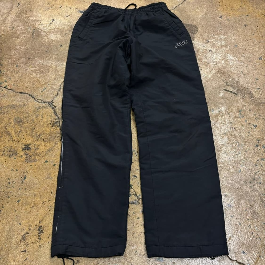 [정품/80] 아식스 블랙 트레이닝 바지  상품이미지2