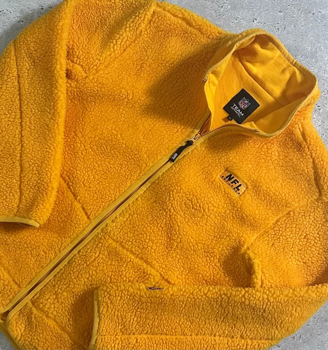 NFL 팀어패럴 뽀글이 플리스 XL 옐로우 상품이미지1