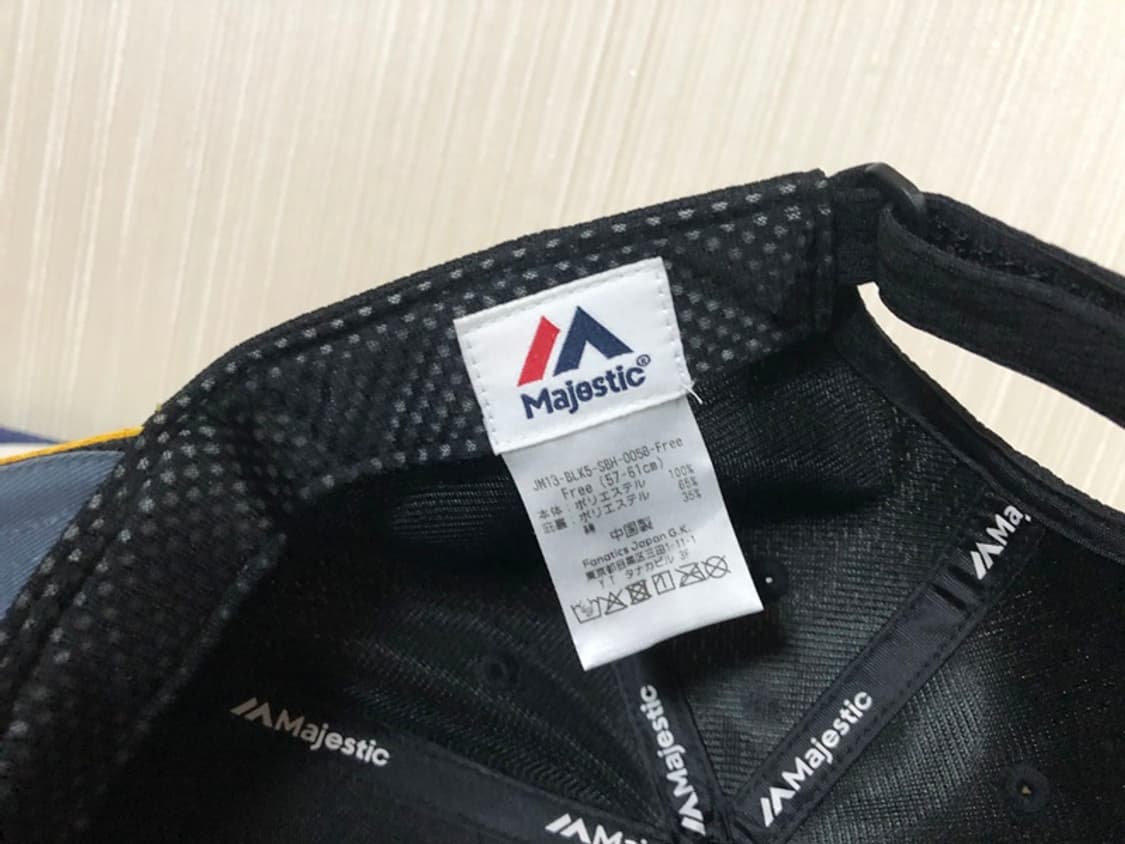 NPB 마제스틱 후쿠오카 소프트뱅크호크스 모자/게임캡 57-61 상품이미지10