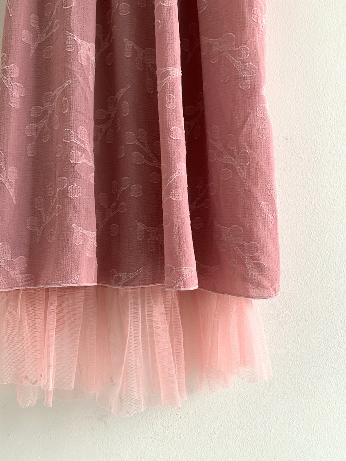 Flower lace shirring slip dress 상품이미지5