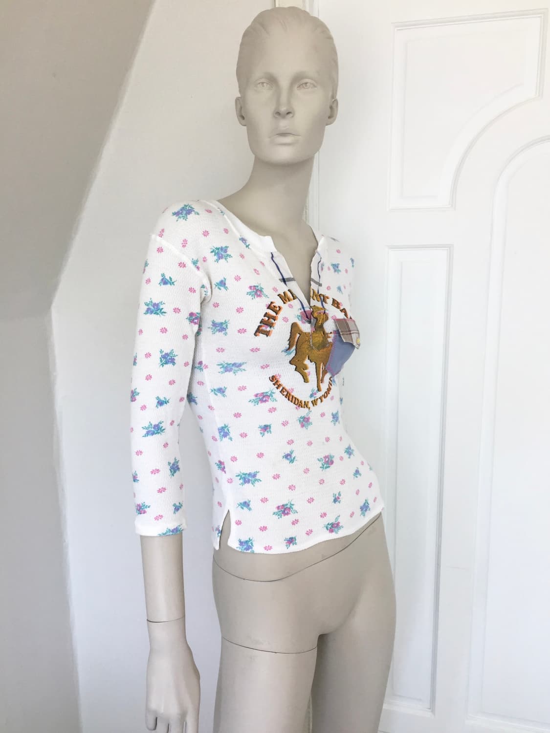 Baby Floral Print Horse Graphic Top 상품이미지1