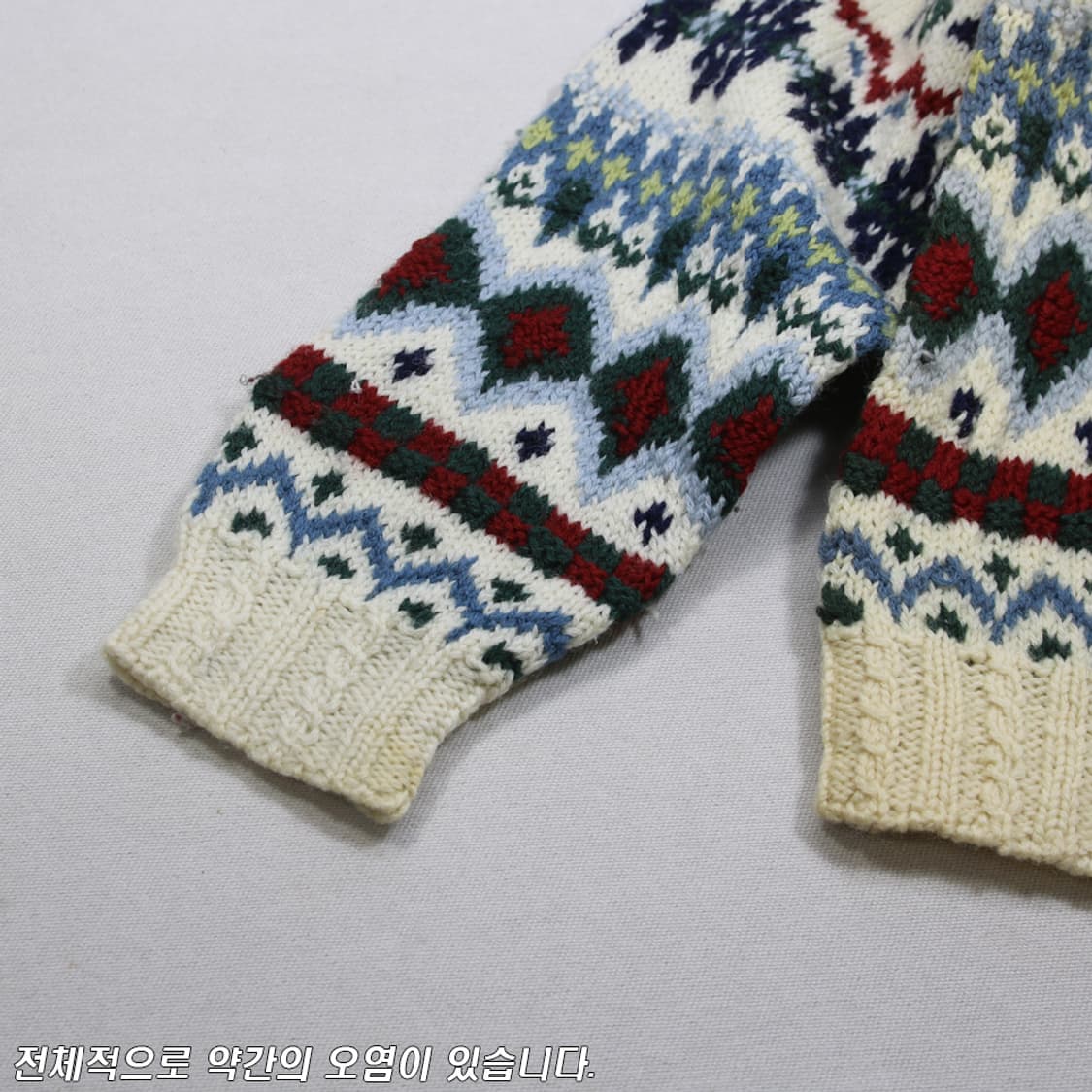 (착용컷) MOOZY'S OOPS OOF'ST 노르딕 패턴 니트 (98) 상품이미지7