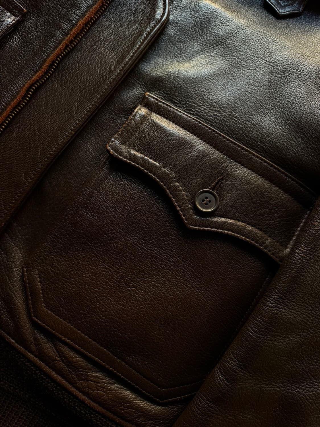 버즈릭슨 G-1 시어링 레더 자켓 남 95 여 66~77 상품이미지6